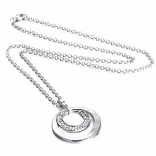 Circle in Circle Textured Necklace