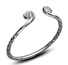 Carved Bangle Bracelet