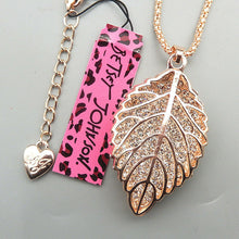 Betsey Johnson 3D Leaf Necklace