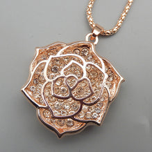 Betsey Johnson 3D Rose with Rhinestones