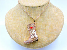 Betsey Johnson Cowboy Boot Necklace