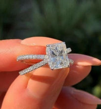 Criss Cross Engagement Ring - Size 8