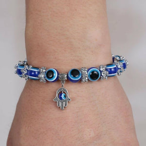 Stretchy Evil Eye Bead Bracelet