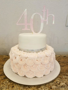 Cake Topper - 40th
