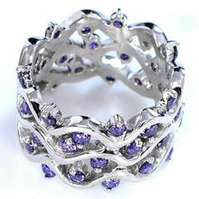 Amethyst Wave Ring