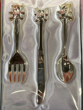Silver Plated Teddy Bear Cutlery Set