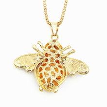 Betsey Johnson Pink & Yellow Bee Necklace