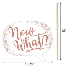 Photo Booth Props - Graduation Theme - Rose Gold - Class of 2019
