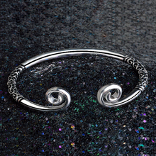 Carved Bangle Bracelet