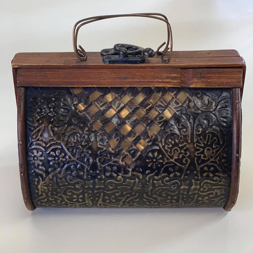 Wood & Metal Purse