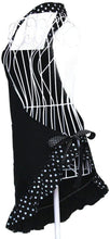 Black Apron with Polka Dots - Single Bow