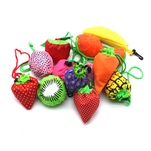 Reusable Shopping Tote Bags - Fruit & Veggie Mix