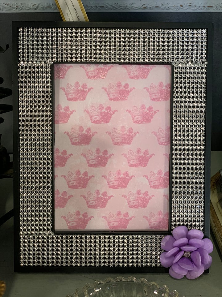 Frame with Purple Flower