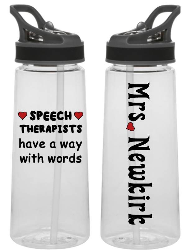 Speech Therapist Sports Bottle