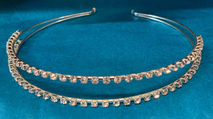 Double Rhinestone Headband