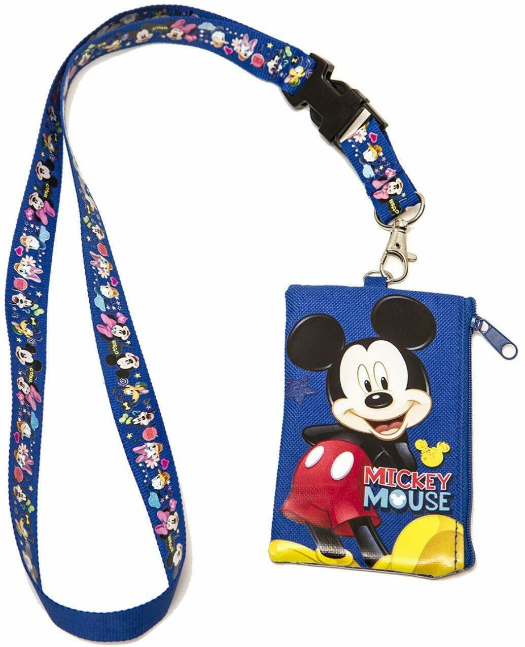 Mickey Mouse Lanyard & Zippered Pouch