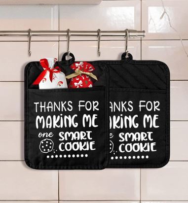 Teacher Gift - Pot Holder - Thanks for Making Me One Smart Cookie