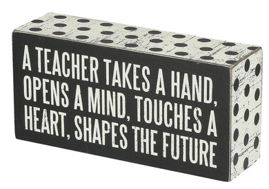 Teacher Gift - Box Sign 