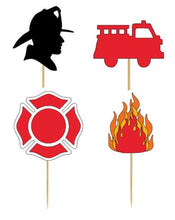 Cupcake Topper - Fireman or Firelady Assortment (24 Pieces)