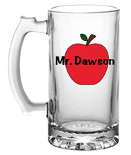 Teacher Gift - Apple Glass (Name thru Apple)