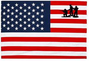 American Flag Beach Towel - Can be Personalized w/ Name and/or Military Branch