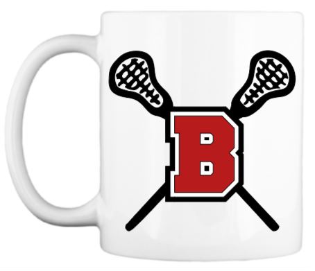 Lacrosse Mug with B & Sticks