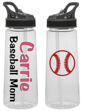 Sports Bottle - Baseball (Name, Mom or Dad)