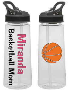 Sports Bottle - Basketball (Name, Mom or Dad)