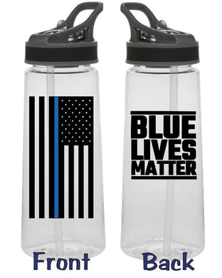 Sports Bottle - BLUE LIVES MATTER