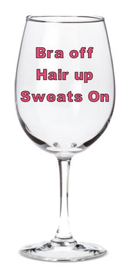 Bra Off - Hair Up - Sweats On