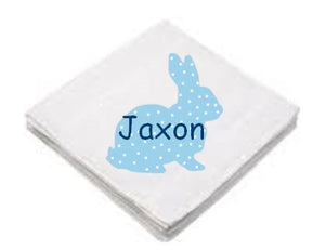 Washcloth - Bunny - Blue or Pink