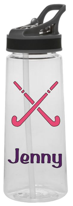 Sports Bottle - Field Hockey (Name, Mom or Dad)