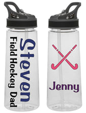 Sports Bottle - Field Hockey (Name, Mom or Dad)