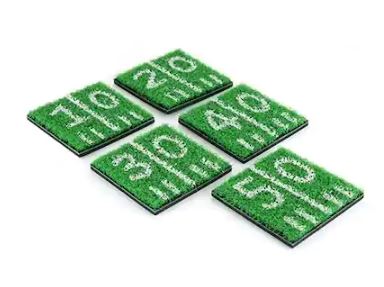 Football Turf Coasters (Set of 5)