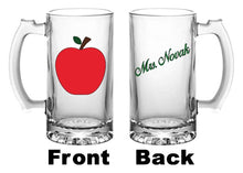 Teacher Gift - Apple Glass (Double Sided)