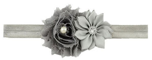 Infant Headband with Flower and Rhinestone