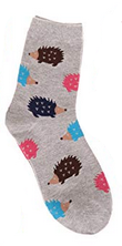 Hedgehog Socks - Gray