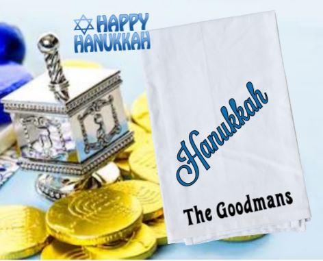 Flour Sack Towel - Hanukkah