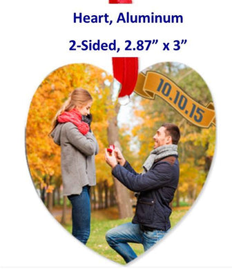 Heart Shaped Ornament - 2-Sided