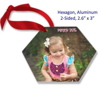 Hexagon Ornament - 2-Sided