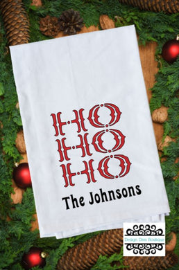 Flour Sack Towel - Ho Ho Ho