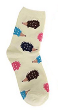 Hedgehog Socks - Ivory