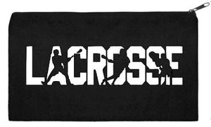 Lacrosse Carryall Bag - 7 x 4.25" - "LACROSSE" with player cutouts