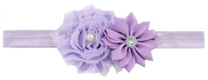 Infant Headband with Flower and Rhinestone