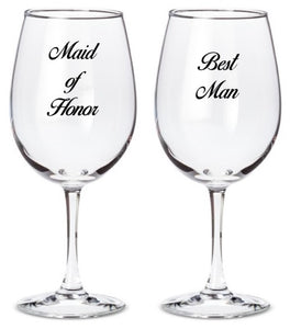 Wedding Party Glassware