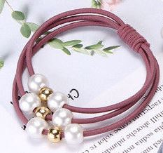 Ponytail Holders with beading - choice of color