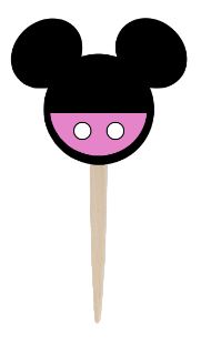 Mickey Cupcake Toppers (set of 24)