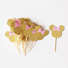 Cupcake Topper - Minnie (set of 12)