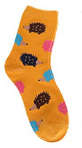Hedgehog Socks - Mustard