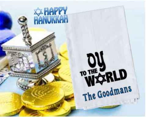 Flour Sack Towel - Oy to The World